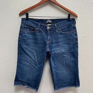 Lucky Brand Zoe Bermuda Crop Jeans Raw Hem 6 / 28